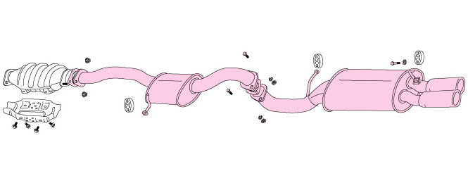 FUJITSUBO Legalis R  Exhaust For Y31 Cedric 24V Turbo 770-16032