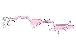 FUJITSUBO Legalis R  Exhaust For HY33 Cedric Gran Turismo SV 770-16052