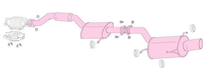 FUJITSUBO Legalis R  Exhaust For HBY33 Gloria Gran Turismo Altima 790-16051