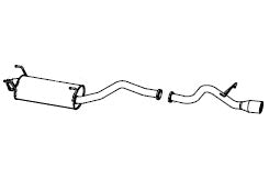 FUJITSUBO AUTHORIZE S Exhaust For KDH201V Regius Ace 3.0 DT 2WD Ronguban standard roof-floor minor after 360-28027