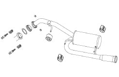 FUJITSUBO AUTHORIZE S Exhaust For CWEFW Premacy 2.0 2WD 350-47521
