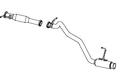 FUJITSUBO AUTHORIZE R Exhaust For VW6E26 NV350 caravan 2.5 diesel turbo 4WD 360-17222