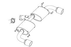 FUJITSUBO AUTHORIZE S Exhaust For KEEFW CX-5 2.0 gasoline 2WD 360-47702