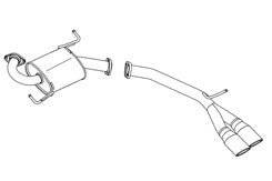 FUJITSUBO AUTHORIZE S Exhaust For ZRR80G Voxy 2WD 360-27443