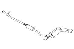 FUJITSUBO AUTHORIZE S Exhaust For HNT32 X-TRAIL hybrid 4WD 350-18032