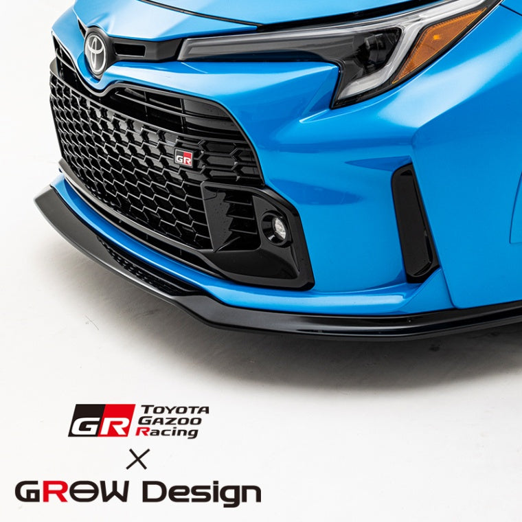 GROW MOTORSPORTS FRONT DIFFUSER GARNISH ABS BLACK 202 FOR TOYOTA GR COROLLA GZEA14H GROW-MOTORSPORTS-00043