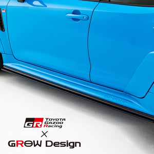 GROW MOTORSPORTS SIDE SKIRT DIFFUSER ABS UNPAINTED FOR TOYOTA GR COROLLA GZEA14H GROW-MOTORSPORTS-00045