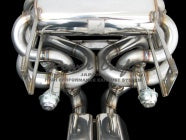 POWER CRAFT HYBRID EXHAUST MUFFLER SYSTEM SUS SQUARE TAIL FOR LAMBORGHINI MURCIELAGO LP640 LP650 P-LA310102