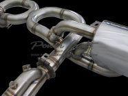 POWER CRAFT HYBRID EXHAUST MUFFLER SYSTEM 2 PIECES OUT FOR LAMBORGHINI GALLARDO P-LA320102