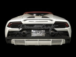 POWER CRAFT HYBRID EXHAUST MUFFLER SYSTEM BLACK UPPER TAIL FOR LAMBORGHINI HURACAN STO EVO P-LA1070103-BKUPT