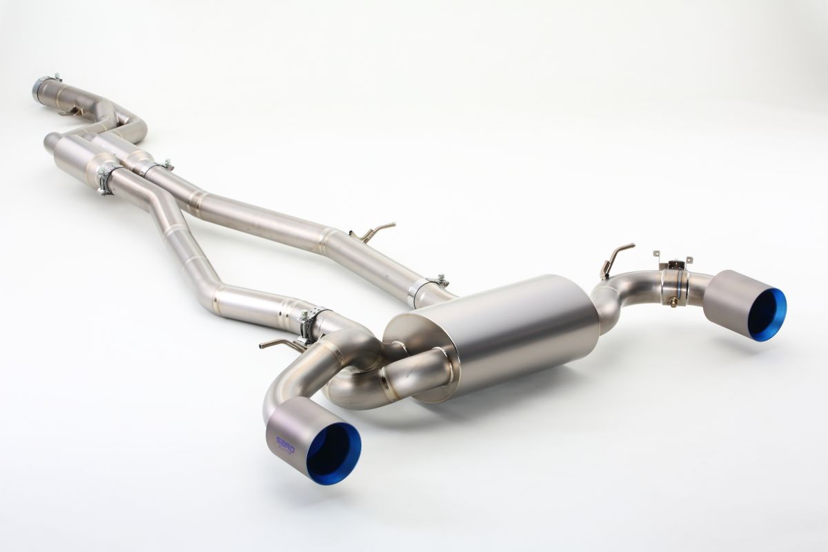 SARD TI-Z MUFFLER For TOYOTA SUPRA DB42 DB02 23006 - Black Hawk Japan