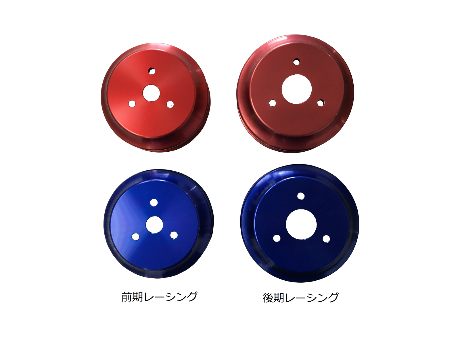 REVOLUTION SEQUENTIAL ALUMINUM PULLEY RACING SPEC RED FOR MAZDA RX-8 SE3P KOUKI REVOLUTION-00004