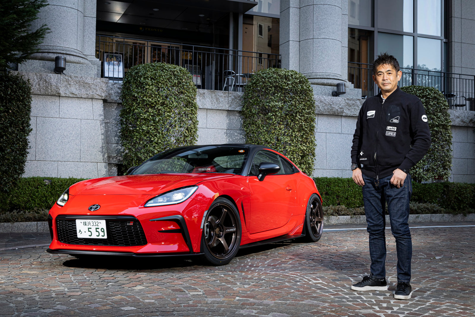 MAX ORIDO NUMBER GARNISH UNPAINTED FOR TOYOTA GR86 ZN8 AKE-081-000