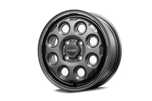 JAOS ADAMASMIL-8 14X4.5J 45 4H100.0 MATT GUN METALLIC WHEEL FOR SUZUKI HUSTLER MR52S 92S B904445MGM