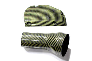 M&M HONDA INTAKE SYSTEM KIT YELLOW CARBON KEVLAR EVENTURI FOR CIVIC FK8 00405-FK8-M001-YELLOW