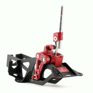 M&M HONDA SHORT SHIFTER ASSEMBLY RED COLOR HYBRID RACING FOR CR-Z ZF1 ZF2 00111-ZF-HR01R