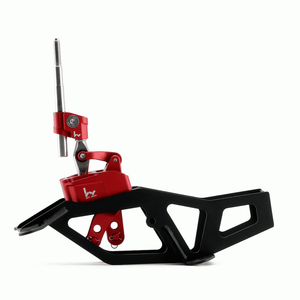 M&M HONDA SHORT SHIFTER ASSEMBLY RED COLOR HYBRID RACING FOR CR-Z ZF1 ZF2 00111-ZF-HR01R