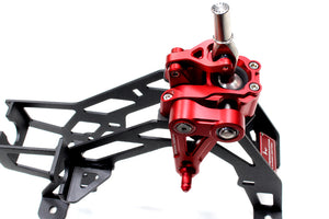 M&M HONDA SHORT SHIFTER ASSEMBLY RED COLOR HYBRID RACING FOR CIVIC FK8 FK7 00111-FK8-HR01R