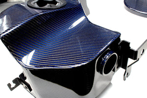 M&M HONDA INTAKE SYSTEM KIT BLUE CARBON KEVLAR EVENTURI FOR CIVIC FK8 00405-FK8-M001-BLUE