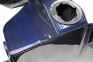 M&M HONDA INTAKE SYSTEM KIT BLUE CARBON KEVLAR EVENTURI FOR CIVIC FK8 00405-FK8-M001-BLUE