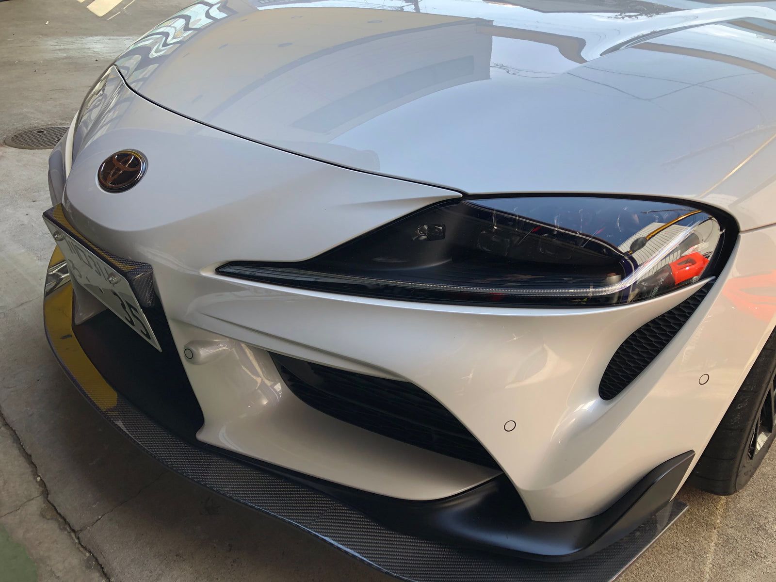 REVOLUTION CARBON NUMBER BASE FOR TOYOTA SUPRA A90 A90-NB-CFRP