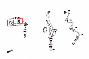M&M HONDA FRONT UPPER ARM REINFORCEMENT BUSH HARDRACE FOR HONDA ACCORD CL7 00800-CL7-M002