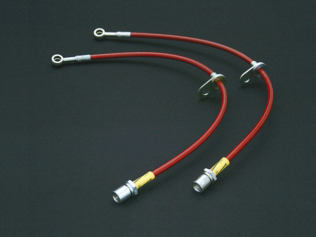 REVOLUTION STAINLESS MESH BRAKE LINE FRONT FOR TOYOTA 86 SUBARU BRZ ZN6 ZC6 RZN6-SBFG
