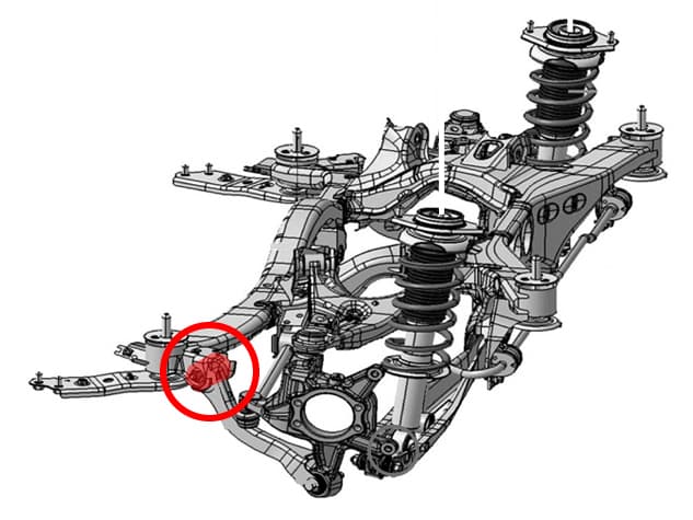 REVOLUTION R TRAILING ARM PILLOW BUSH FOR TOYOTA 86 SUBARU BRZ ZN6 ZC6 RZN6-RTAP