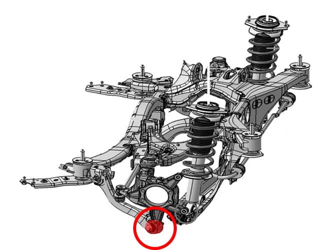 REVOLUTION R UPRIGHT PILLOW BUSH FOR TOYOTA 86 SUBARU BRZ ZN6 ZC6 RZN6-RUP