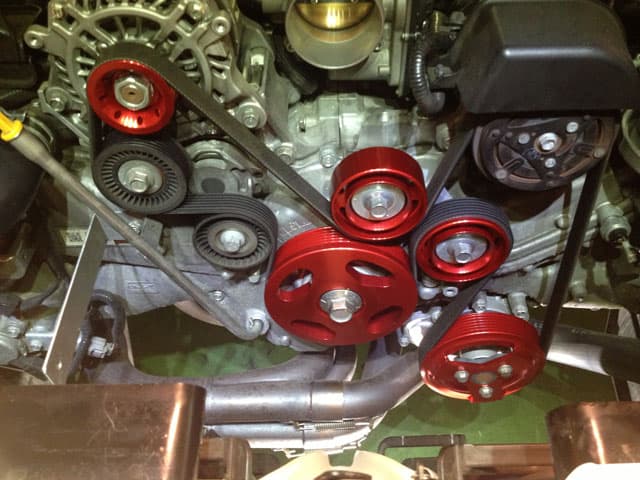 REVOLUTION LIGHTWEIGHT PULLEY SET FOR TOYOTA 86 SUBARU BRZ ZN6 ZC6 RZN6-LPST