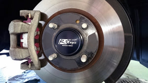 R-MAGIC RM HUB JACKET 67-73 WITH LOGO GOLD ALUMITE FOR MAZDA RX-7 RX-8 R-MAGIC-00005