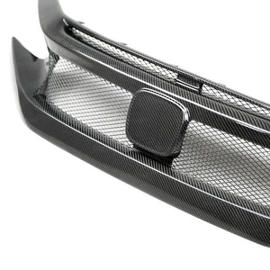 M&M HONDA CARBON FRONT GRILLE SEIBON FOR CIVIC FK8 01100-FK8-SE01