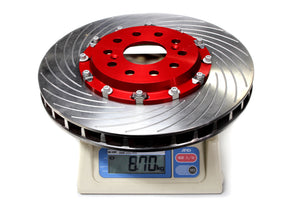 M&M HONDA LIGHTWEIGHT 2-PIECE BRAKE ROTOR KIT FRONT GENUINE REPLACEMENT TYPE FOR HONDA CIVIC FL5 00604-FL5-BF01