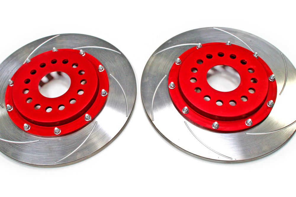 M&M HONDA 2 PIECE BRAKE ROTOR BELL HAT COLOR ORDER RED ALUMITE COLOR FOR  00600-BHC-M001-RE