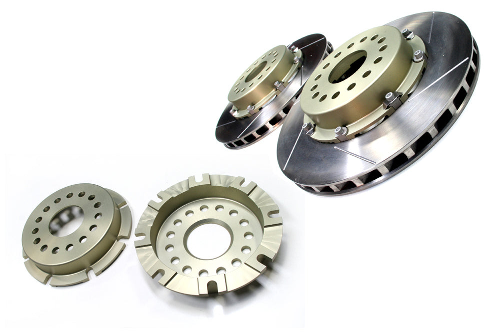 M&M HONDA LIGHTWEIGHT 2-PIECE BRAKE ROTOR FRONT FOR CIVIC FD2 Mugen RR 00604-FD2-B001