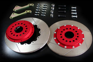 M&M HONDA 2-PIECE BIG BRAKE ROTOR KIT FRONT RIGID TYPE FOR S2000 AP1 AP2 00604-AP1-F001