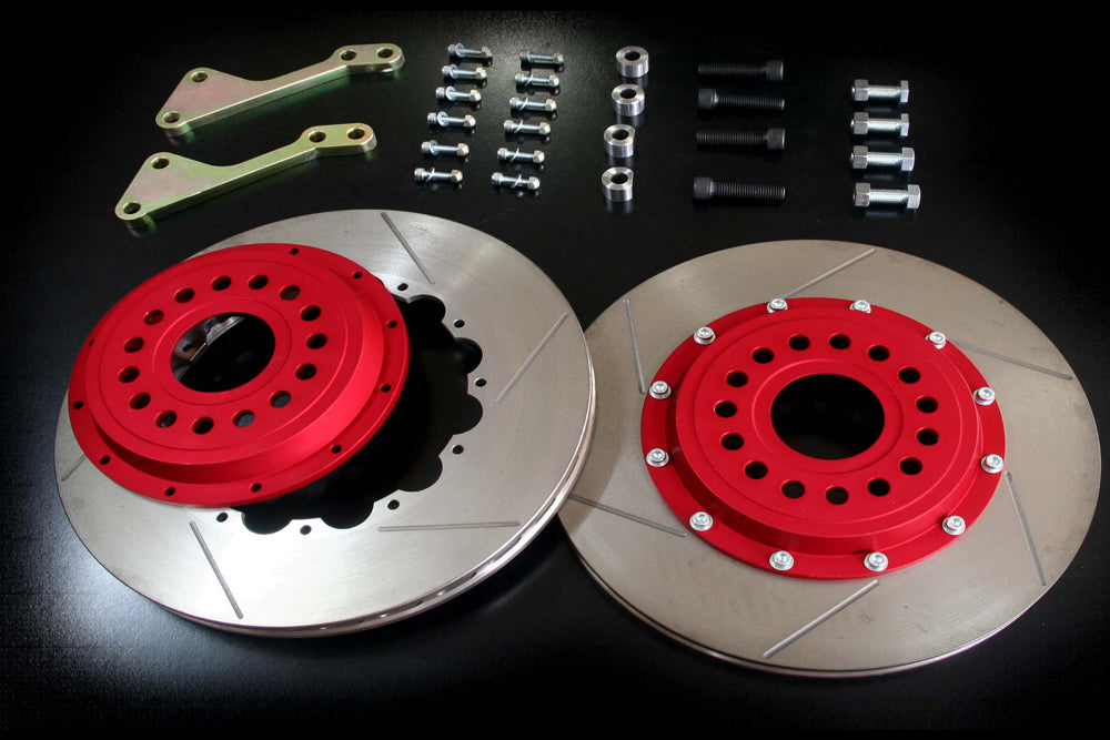 M&M HONDA 2 PIECE BIG BRAKE ROTOR KIT FRONT FLOATING TYPE FOR ACCORD CL7 00604-CL7-F002