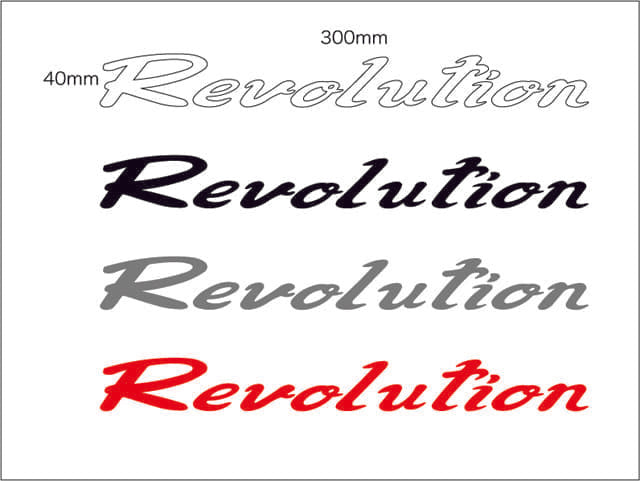 REVOLUTION REVOLUTION CUTTING SILVER FOR  REVO-30-SILVER