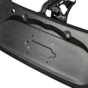 M&M HONDA DRY CARBON TRUNK PANEL TAILGATE SAVON FOR CIVIC FK8 01100-FK8-SE14DR