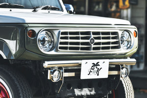 FWK SUNNY FACE GRILLE UNPAINTED ABS FOR SUZUKI JIMNY JB64W JB74W FWK-00002