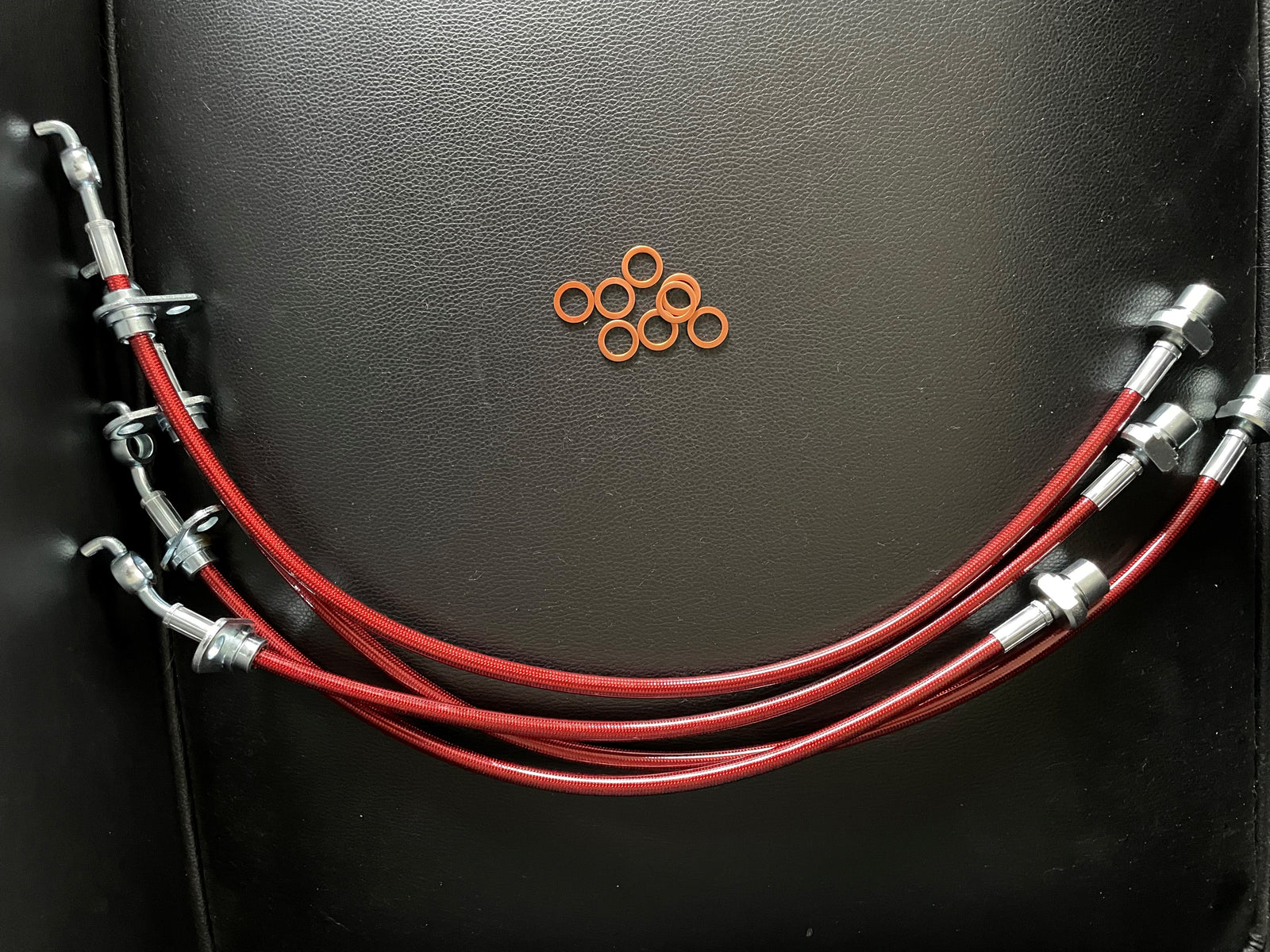 REVOLUTION STAINLESS MESH BRAKE LINE SET FOR TOYOTA GR YARIS GXPA16 GXPA-SBS
