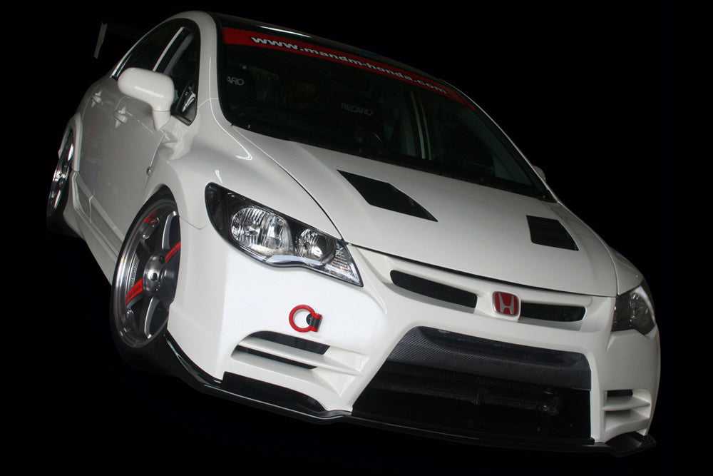 fd2 M&Mのフロントバンパー M&M HONDA AERO BUMPER TYPE MR VERSION 2 FOR CIVIC FD2 Mugen RR