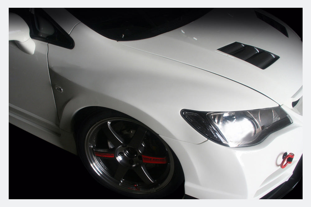 M&M HONDA FRONT WIDE FENDER TYPE MR LEFT AND RIGHT SET FOR CIVIC