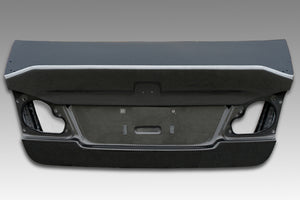 M&M HONDA AERO DUCKTAIL PLAIN WEAVE CARBON FRP TRUNK LID TYPE 2W WING HOLE AVAILABLE FOR CIVIC FD2 Mugen RR 01002-FD2-M002W