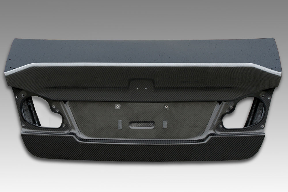 M&M HONDA AERO DUCKTAIL ALL TWILL CARBON TRUNK LID TYPE 4W WING HOLE AVAILABLE FOR CIVIC FD2 Mugen RR 01002-FD2-M004W