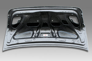 M&M HONDA AERO DUCKTAIL TWILL CARBON FRP TRUNK LID TYPE 1 NO WING HOLE FOR CIVIC FD2 Mugen RR 01002-FD2-M001