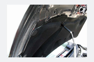 M&M HONDA CARBON BONNET FRONT SIDE FRP BACK SIDE PLAIN WEAVE CARBON TYPE NH FOR CIVIC FD2 Mugen RR 01100-FD2-NH001