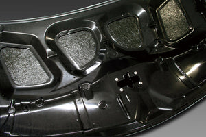 M&M HONDA CARBON BONNET ALL PLAIN WEAVE CARBON TYPE NF FOR CIVIC FD2 Mugen RR 01100-FD2-NF001