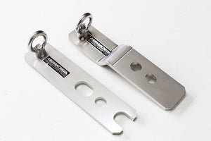 M&M HONDA STAINLESS STEEL 4-POINT SEAT BELT BRACKET CENTER SIDE (1 PIECE) FOR HONDA CIVIC FL5 01710-FL5-M002-IN