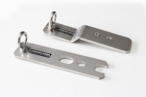 M&M HONDA STAINLESS STEEL 4-POINT SEAT BELT BRACKET DOOR SIDE (1 PIECE) FOR HONDA CIVIC FL5 01710-FL5-M001-OS